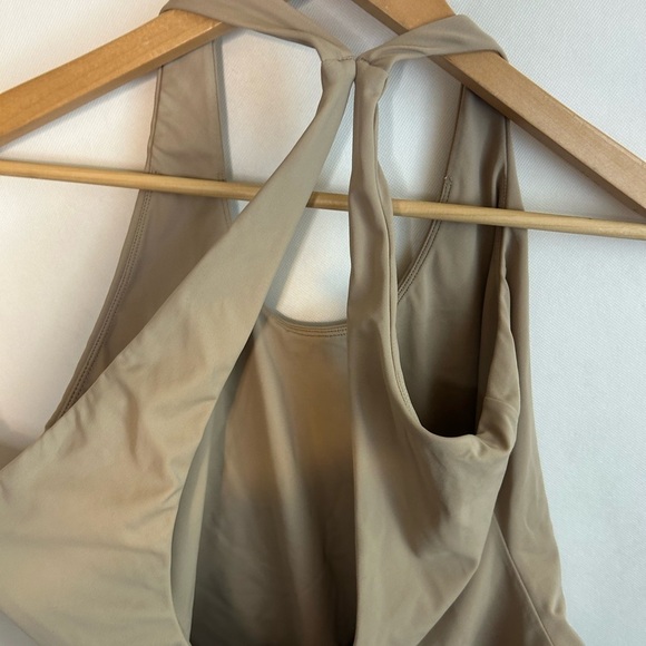 Pacsun Swim La Hearts Neutral One Piece Swimsuit Asymmetrical Open Back Large - Picture 5 of 8